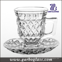 5oz Glass Mug Set for Tea or Coffee (TZ-GB09D1405ZS)